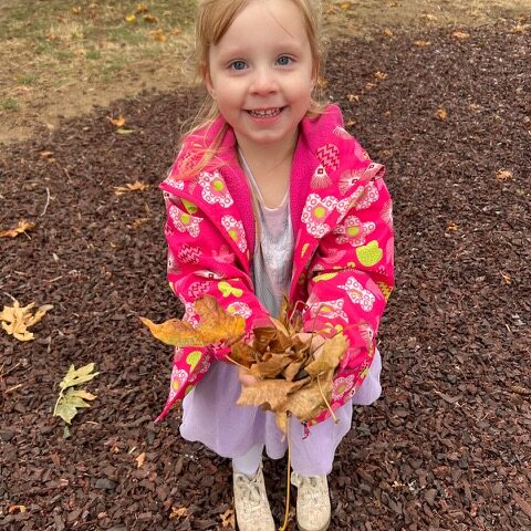 Fall is awesome on our playground!